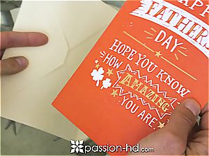 PASSION-HD Fathers day sex gift with step daughter-in-law